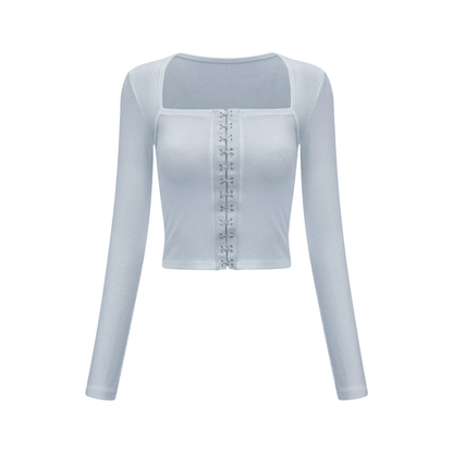 Weekend-buckle-detail top