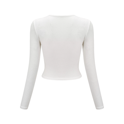 Dvora buckle-detail top